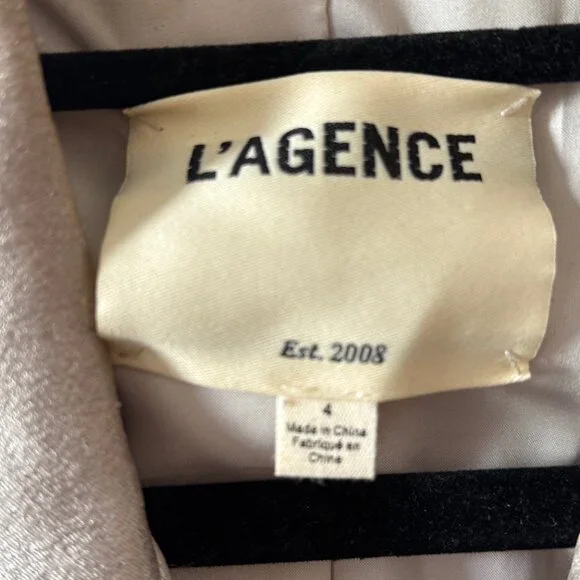 L'agence Chamberlain Blazer Platinum size 4 - Picture 5 of 9